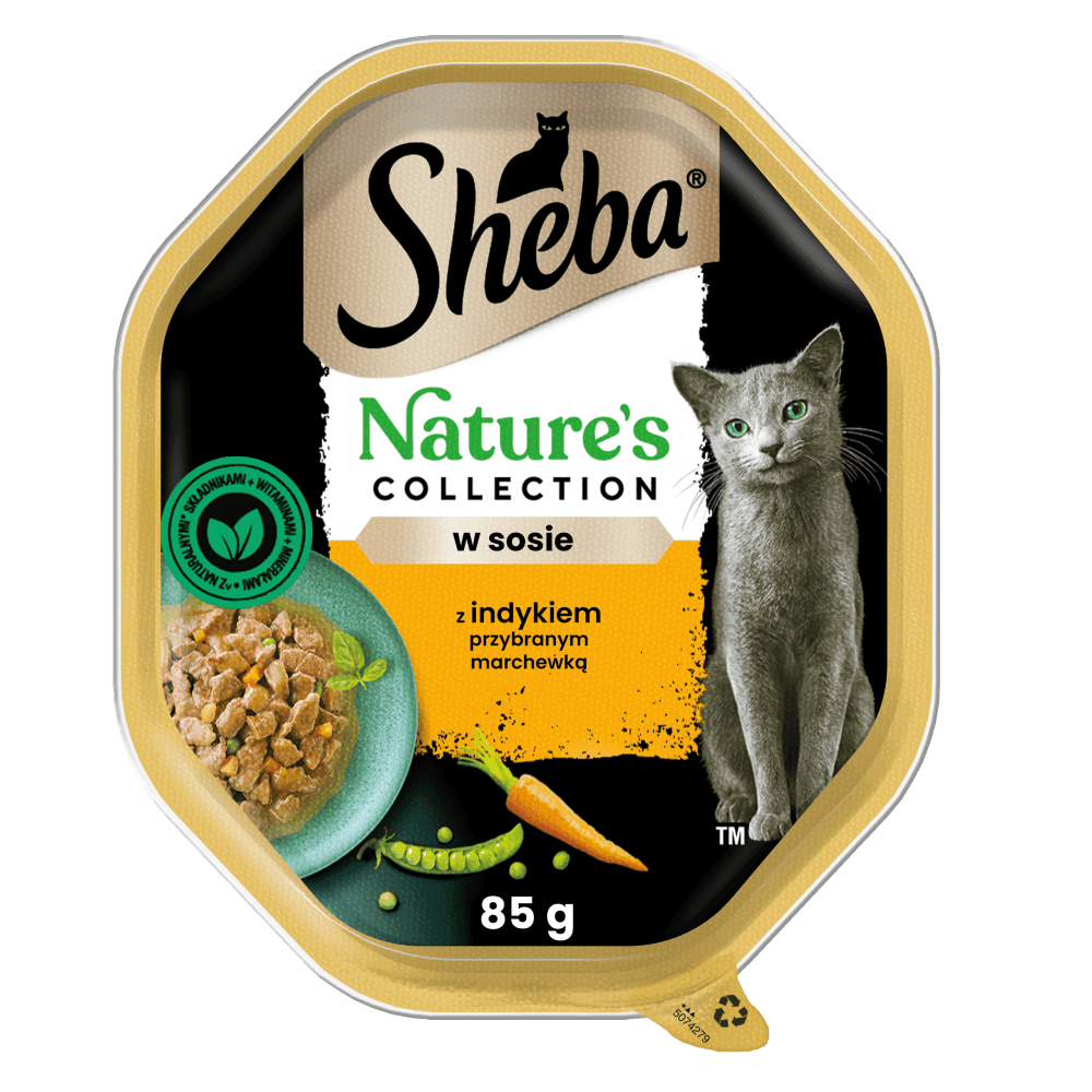 SHEBA® Nature's Collection z Indykiem w sosie 85 g - 1
