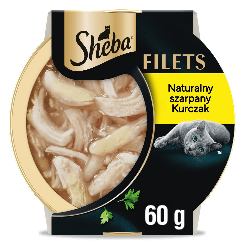 SHEBA® Filets z kurczakiem w sosie, tacka 60 g - 1