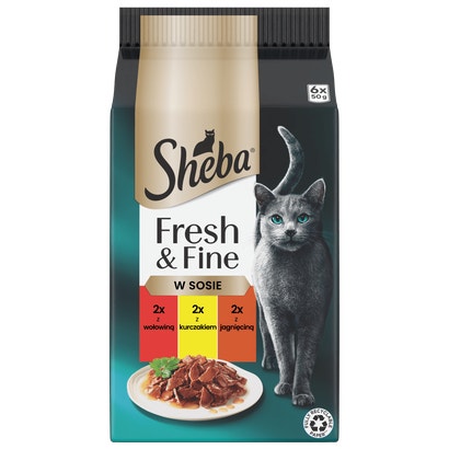 Fresh & Fine z Wołowiną, Kurczakiem i Jagnięciną w sosie